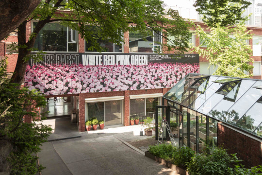 폭스바겐코리아가 후원하는 무대미술가 페터 팝스트의 전시회가 진행되는 복합문화공간 '피크닉' 전경. <폭스바겐코리아 제공>